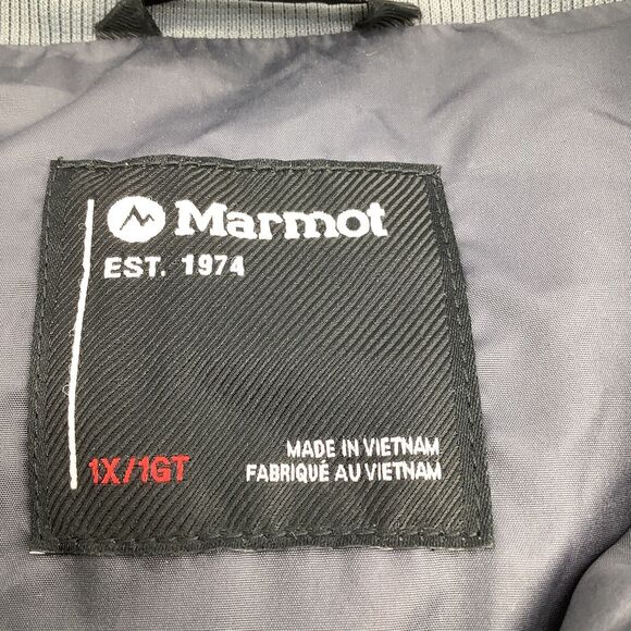 Marmot Womens Sleeveless Full Zip Insulated Vest Grey Size 1X - Picture 5 of 9